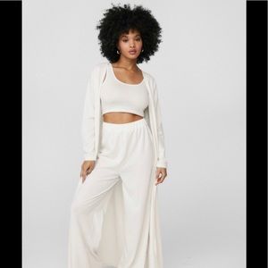 Nasty Gal Cream Lounge Set